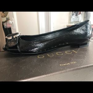 Gucci shoes Black and silver.